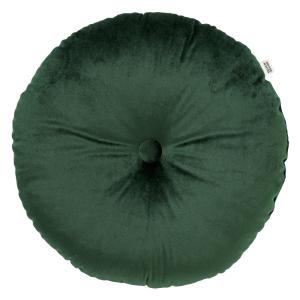 OLLY - Coussin Ø38 cm - Rond velours - Mountain View - Vert