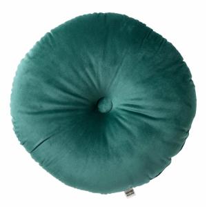 OLLY - Coussin Ø38 cm - Rond velours - Sagebrush Green - Ve…