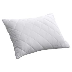 Oreiller ergonomique en polyester blanc 60x60cm