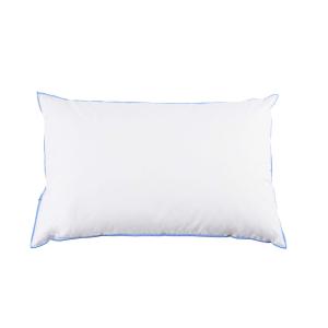 Oreiller moelleux duvet antiallergènes enveloppe coton blan…