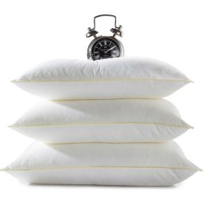 Oreiller moelleux en coton blanc 45x70cm