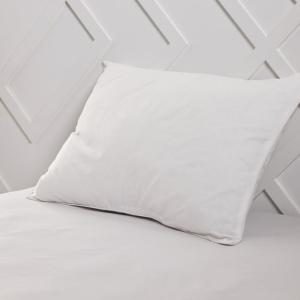 Oreiller percale uni  50x70 cm Blanc