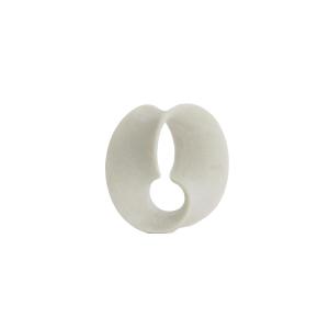 Ornement plastique synthétique blanc 32x16x31cm