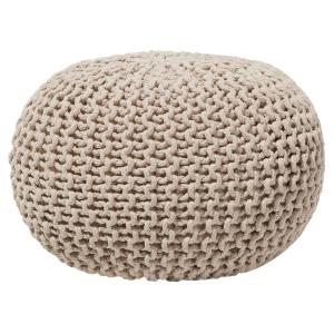 Ottoman Beige clair Coton 40 cm 40 cm