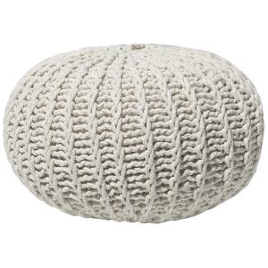 Ottoman Beige Coton 50 cm 50 cm