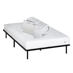 Pack  140x190 cm  Matelas Mousse HD   Sommier   Accessoires