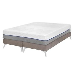 Pack 2 sommiers tapissiers avec matelas bois massif lin 70x…