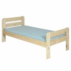 Pack lit avec matelas bois massif 90x190 cm