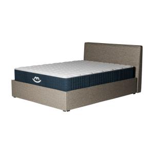 Pack lit coffre et matelas hybride 160x200 épais 26cm