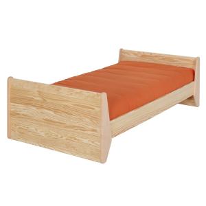 Pack lit enfant avec matelas 90x190 cm bois massif