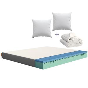 Pack Matelas Confort   Oreillers Nuage   Couette Nuage 140x…