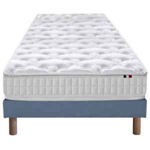 Pack matelas ressorts et sommier et couette et oreillers 90…