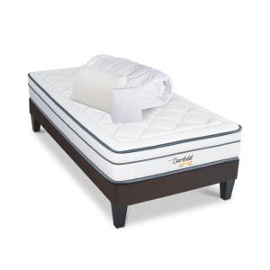 Pack    Matelas Ressorts   Sommier   Accessoires 90x190 cm