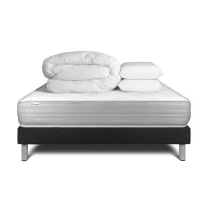 Pack Mousse  à mémoire de forme 180x200cm kit Noir