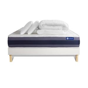 Pack sommier kit matelas Latex et mémoire de forme 180x200…