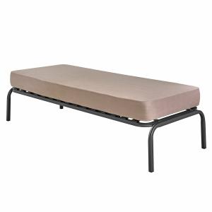 Pack sommier supérieur avec matelas metal gris 80x190 cm