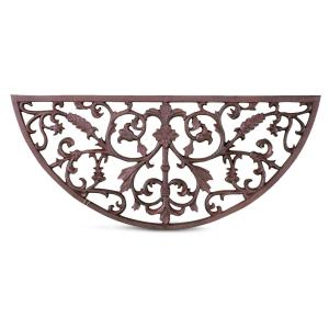 Paillasson Demi Lune Fonte Marron 69cm - Décoration d'Autre…