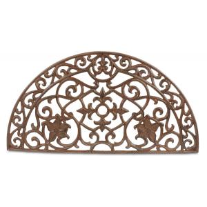 Paillasson Demi Lune Fonte Marron 70cm - Décoration d'Autre…