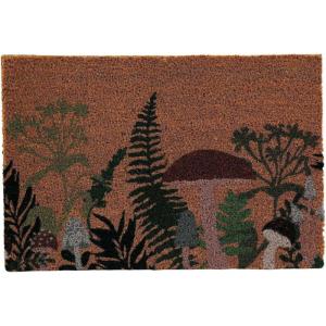 Paillasson en fibres de coco champignon 60 x 40 cm