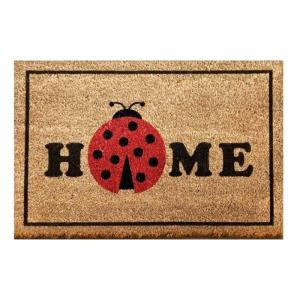 Paillasson en fibres de coco remove coccinelle