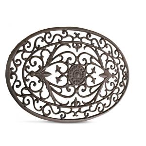 Paillasson Lune Fonte Marron 61cm - Décoration d'Autrefois