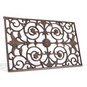 Paillasson Rectangulaire Fonte Marron 62.5x2x39cm - Décorat…