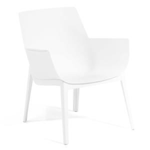 Paire de fauteuils d'extérieur / de jardin blancs