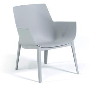 Paire de fauteuils d'extérieur / de jardin gris