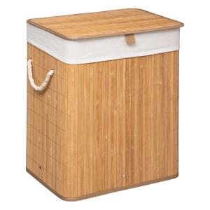 Panier à linge bambou de 60l naturel 60 L