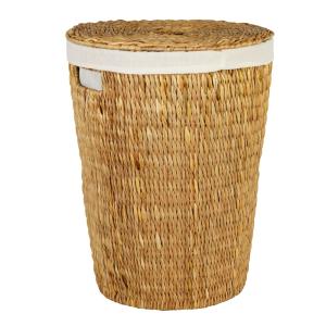Panier à linge en jonc de mer H52