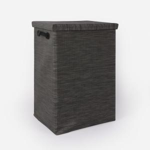 Panier à linge gris 60L