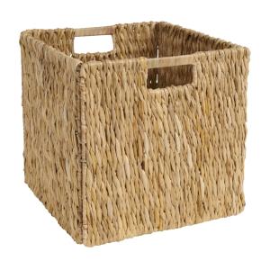 Panier carré en jonc de mer