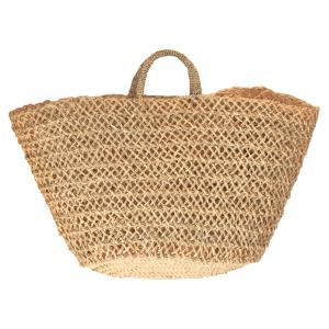 Panier de marché ajouré bohème osier naturel 12 x 60