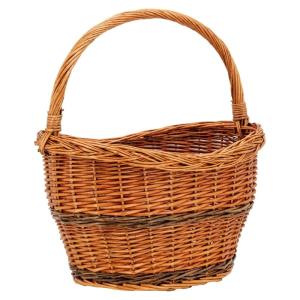 Panier de marché en osier ''cottage charm''