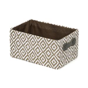 Panier de rangement beige 23,5x16cm