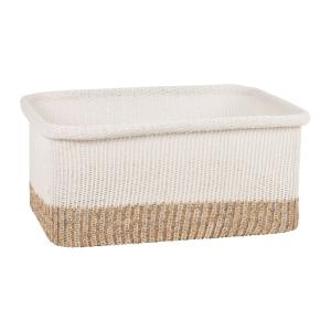 Panier de rangement bicolore L42