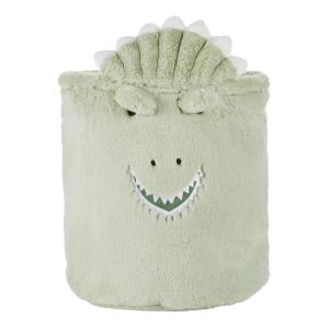 Panier de rangement dinosaure vert et blanc