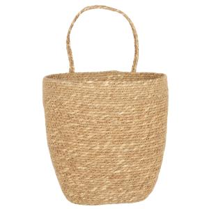 Panier de rangement en jonc de mer