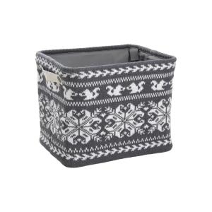 Panier de rangement en laine avec doublure polyester – rang…