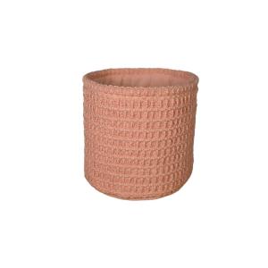 Panier de rangement intérieur  rose thé 30x30x30