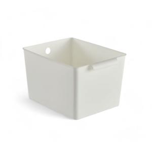 Panier de rangement plastique  25x19cm Blanc
