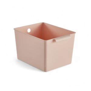 Panier de rangement plastique  25x19cm Rose
