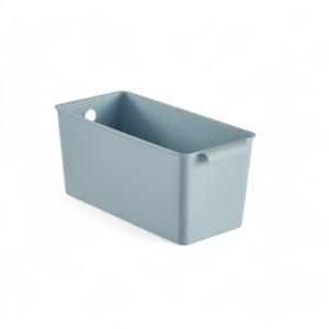 Panier de rangement plastique  28x13cm Bleu