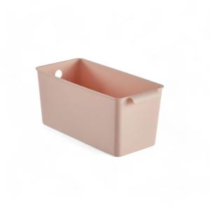 Panier de rangement plastique  28x13cm Rose