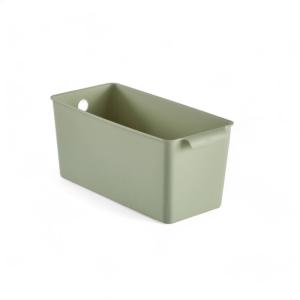 Panier de rangement plastique  28x13cm Vert
