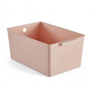 Panier de rangement plastique  34x15cm Rose