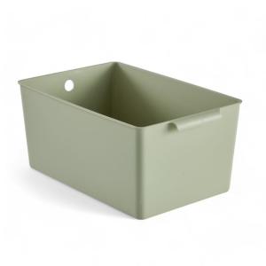 Panier de rangement plastique  34x15cm Vert