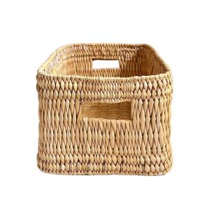 Panier de rangement rectangle  osier naturel 27x19x14 cm