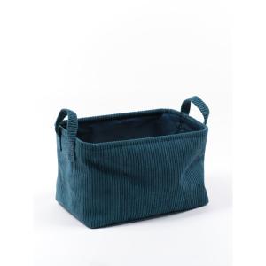 Panier de rangement rectangle  TU Bleu