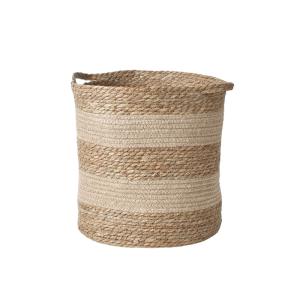 Panier de rangement rond  34x34 cm Beige